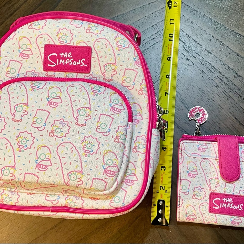 The Simpsons Mini Backpack and Matching Wallet